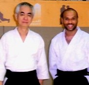 Diyab and Yamada Shihan, Abu Dhabi Aikido Dojo